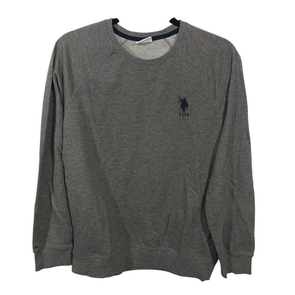 US Polo Assn Sweatshirt Mens Medium Pullover Loungewear Casual Long Sleeve